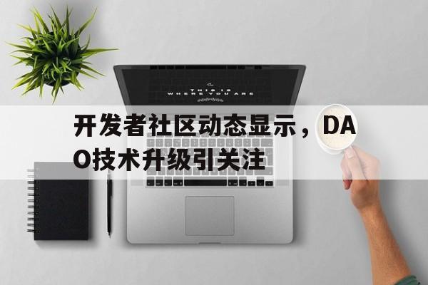 开发者社区动态显示，DAO技术升级引关注