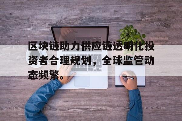 区块链助力供应链透明化投资者合理规划，全球监管动态频繁。的简单介绍